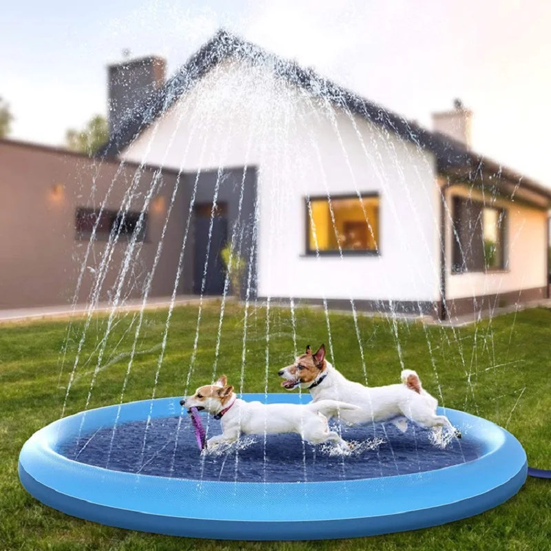 

Premium Interactive Pet Spraying Mat Professional Summer Family Entertainment High Quality Cooling Play Mat Advanced Suitable