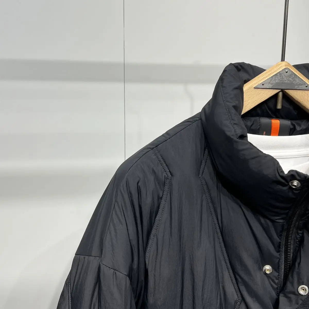 2026 Winter Stand Collar Down Cotton Jacket Men's Fashion Plaid Casual Warm Coats Male Solid Color Cotton-padded Parkas C974