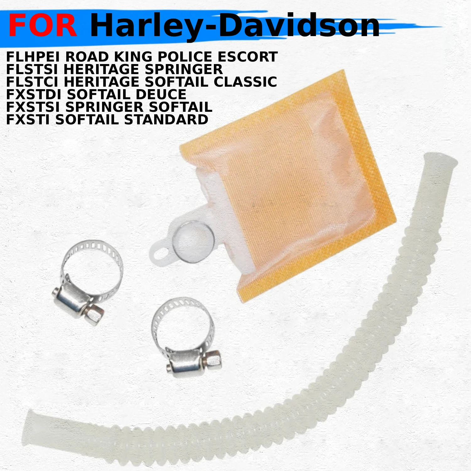 

Fuel Pump Fuel Oil Filter for Harley-Davidson FLSTSI FLSTCI FXSTDI FXSTSI FXSTI HERITAGE SOFTAIL SPRINGER STANDARD OEM:62357-00