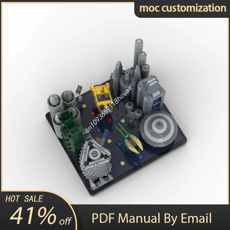 

1356PCS MOC Coruscant Pursuit Star Battle Model Building Block Diy Creative Assembly Educational Bricks Toys Kid Gift