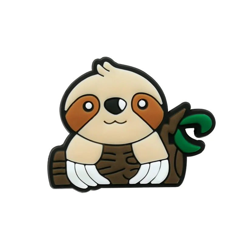 1 Stück niedliche Tiere Schuhanhänger Zubehör lustige Ente Hund Panda Schwein Schuhdekoration Hase Katze Clog Pin für Frauen Grils Geschenk – Detail 22