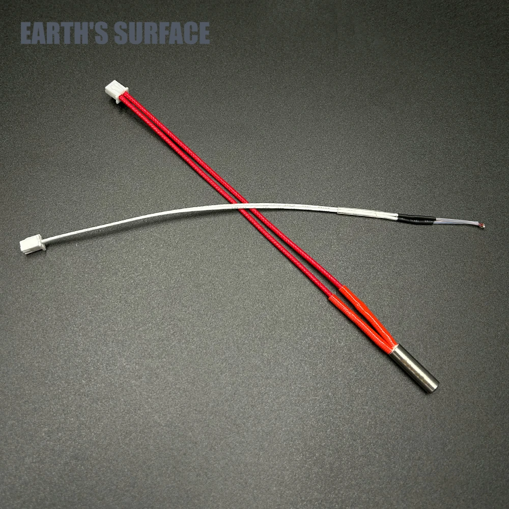 ES-3D Printer Parts Cartridge Heater 12V/24V 40W 6*20mm 150mm 100K NTC 3950 Thermistors For MK8 Extruder Parts Heat Part