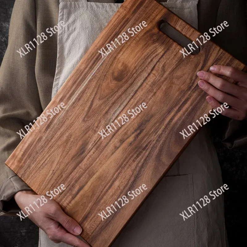 Solid Wood Kitchen Cutting Board Thick Acacia Wood Chopping Board for Home Daily Food Preparation