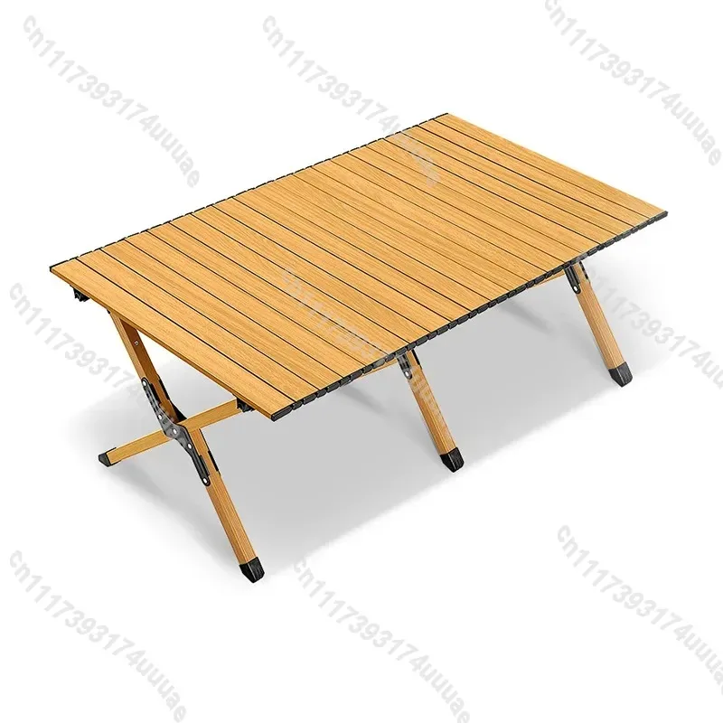 Portable Folding Camping Table and Chair Set Lightweight Aluminum Alloy Picnic Table Outdoor Travel Gear Durable Egg Roll