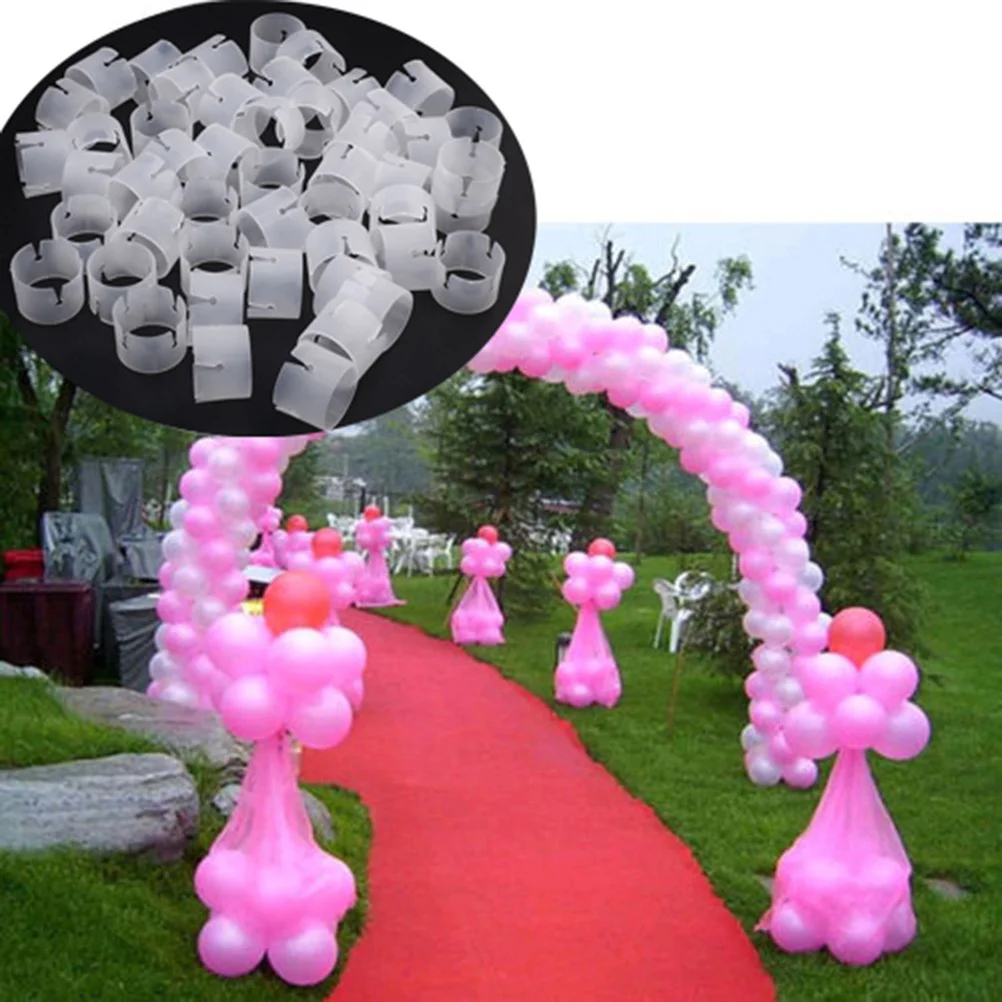 

20Pcs Balloon Arch Connector Clips Plastic for Birthday Wedding Graduation Party Balloon Buckle for Decoration