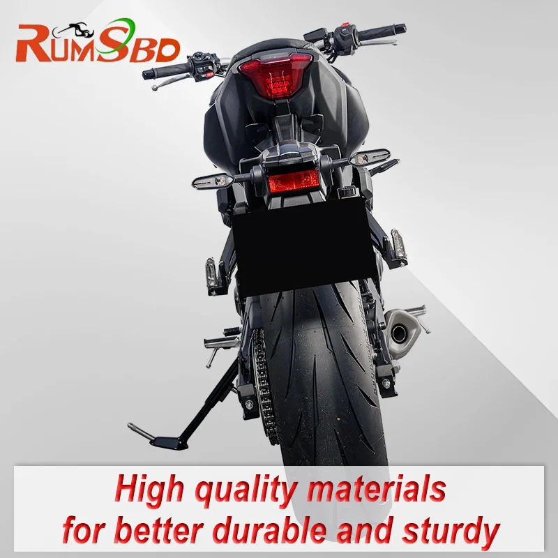 Motobike Adjustable Side Kick Stand for Yamaha MT07 2025 Black CNC Motorcycle Kickstand Support Parking Tool