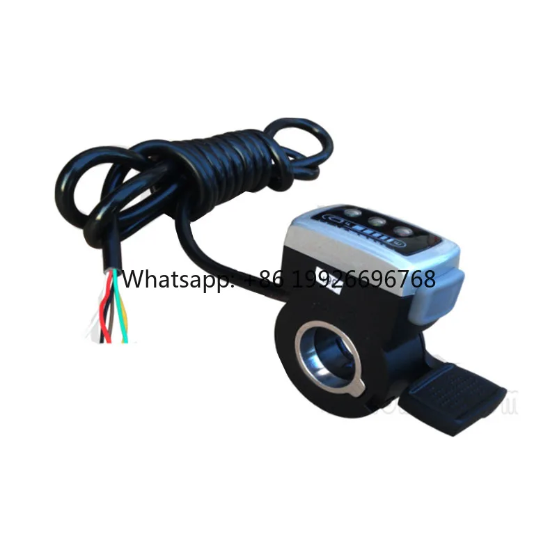 

DC 24V 36V 48V Thumb Throttle with Reverse Lock Electric Scooter Ebike Accelerator