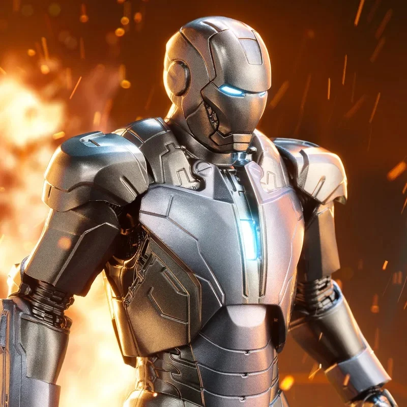 Genuine Licensed Zd Toys Iron Man Mk13 Articulated Action Figure, Collectible Desktop Ornament Model Toy, Nice Gift For Fans view 5