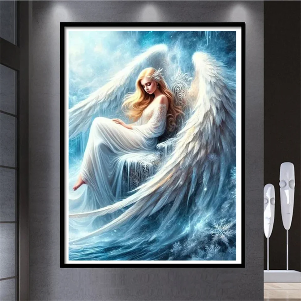 The angel of thought Diy Mosaic Arts New Collection Diamond Painting Full Rhinestone Embroidery Picture diamond embroidery decor