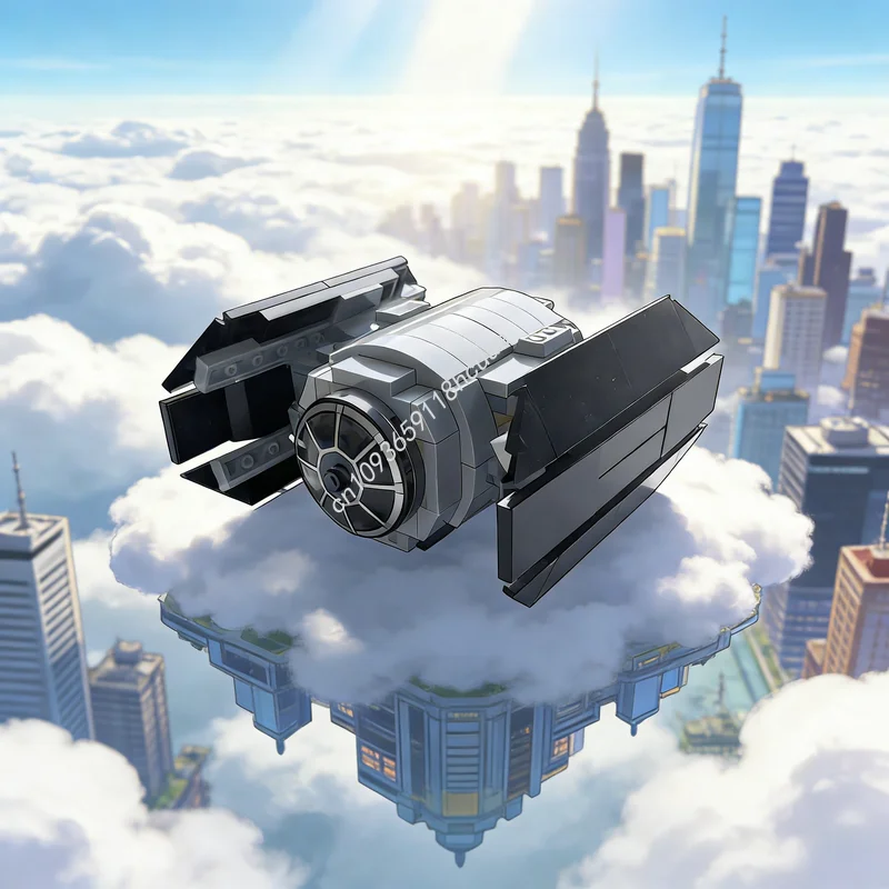 

Набор строительных блоков MOC «Звездный истребитель TIE» (Вейдер), 197 деталей, развивающая игрушка для сборки, идея для творчества, подарок на Рождество