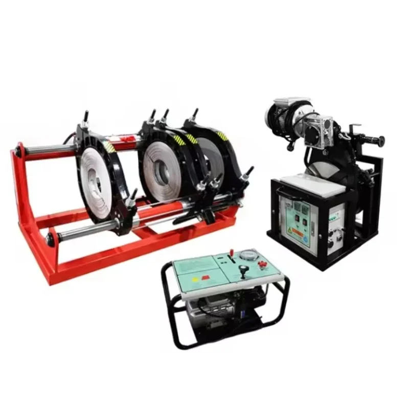 

Polyethylene pipe plastic hot melt welding machine 250 butt welding machine