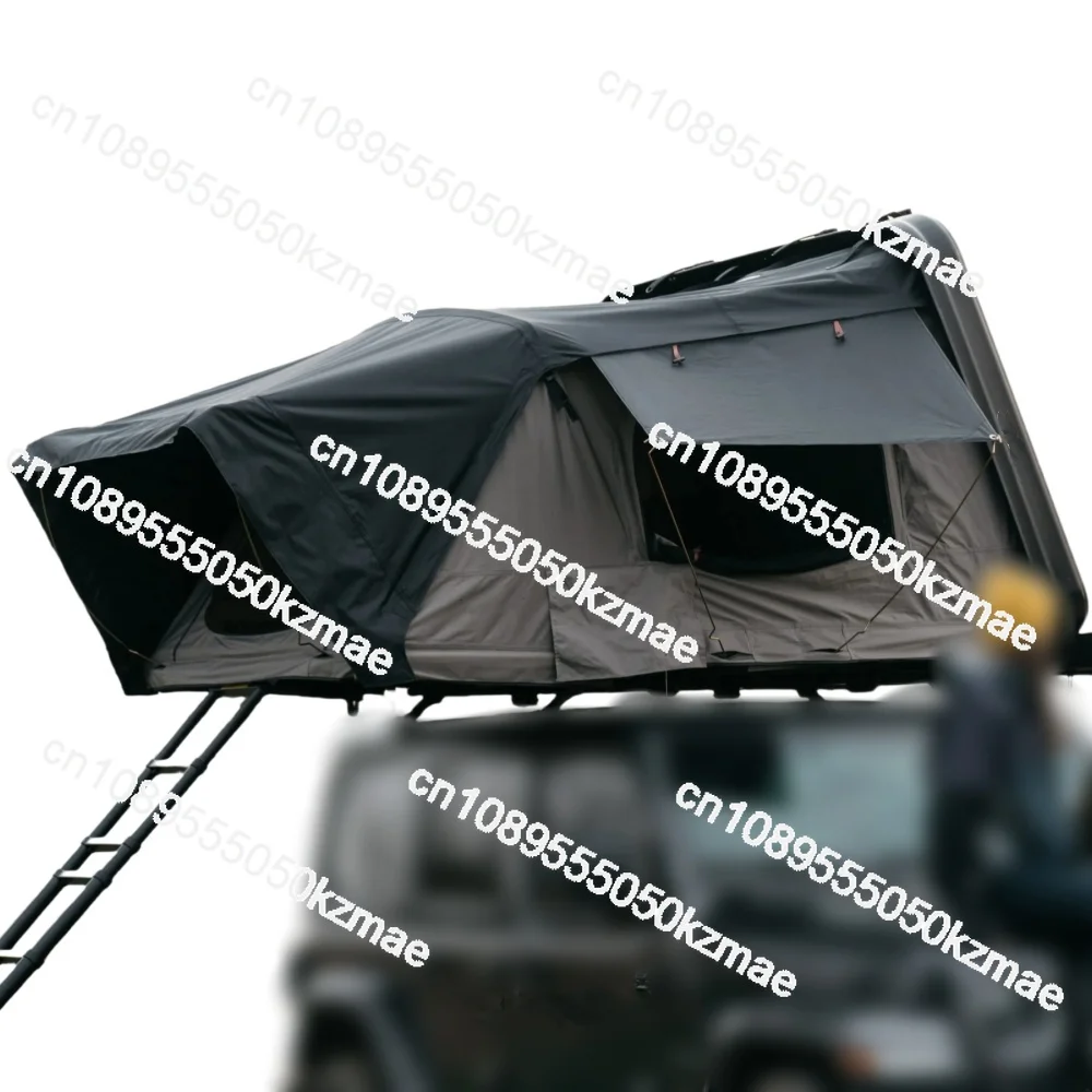 Suitable for family camping tent 3-4 person hard shell outdoor automatic land aluminum roof tent