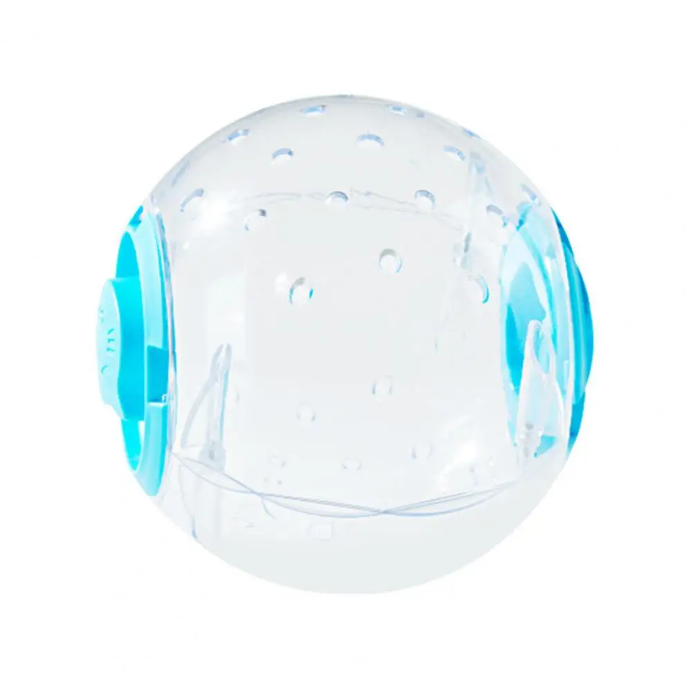 Transparent Hamster Ball Transparent Multi-hole Hamster Running Ball Breathable Toy for Golden Bears Relieves Boredom Supplies