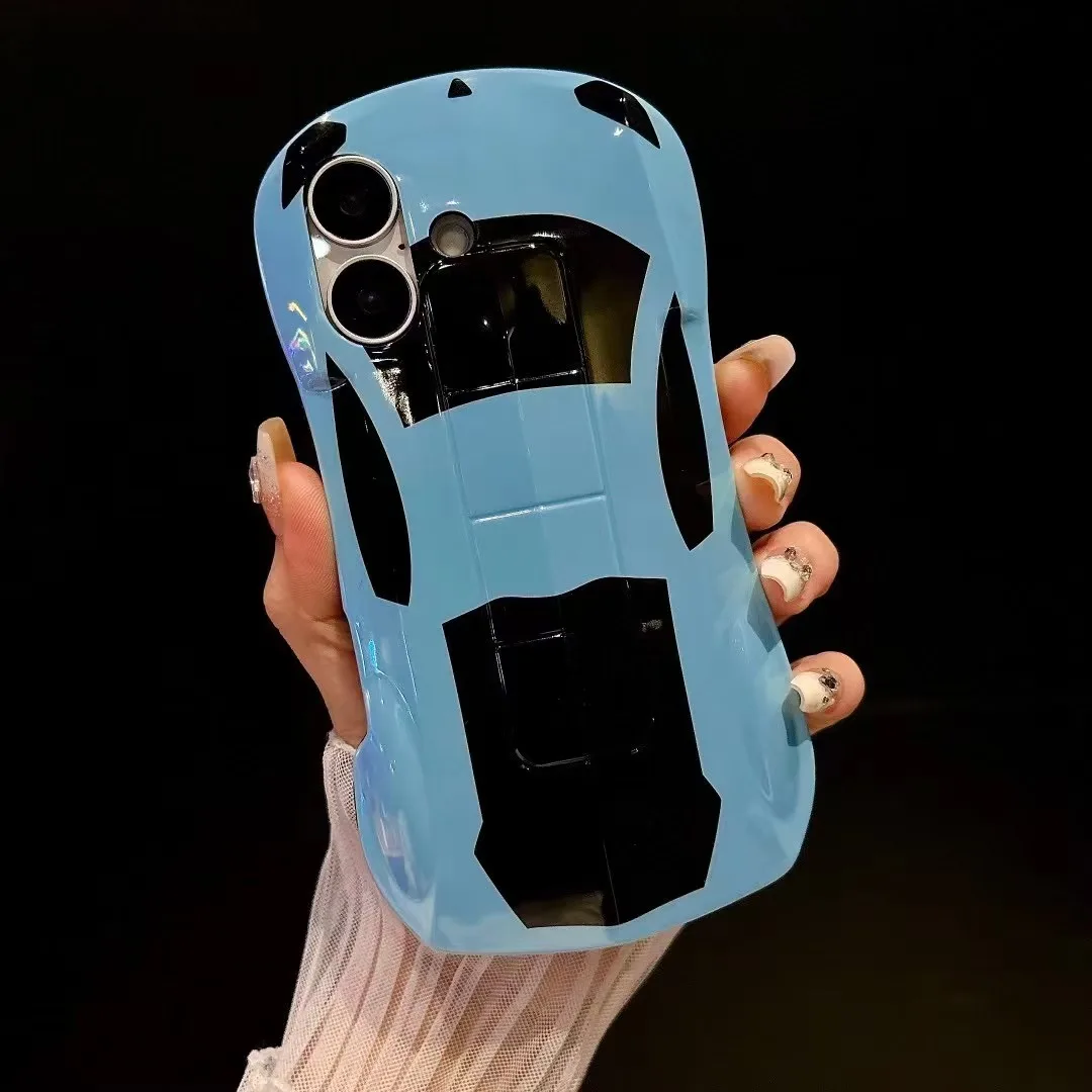 حافظة هاتف رياضية فاخرة للغاية على شكل سيارة رياضية، تتميز بتأثير ثلاثي الأبعاد للغاية، مع قبضة ممتازة للهاتف #3