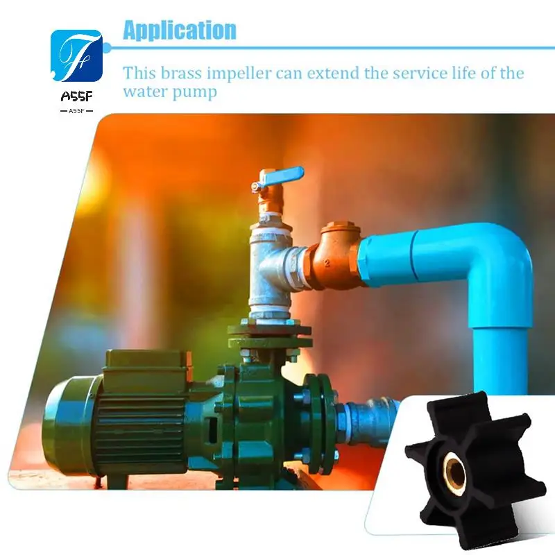 

A55F-49-16-2771 Brass Core Impeller With O-Ring Set Kit Compatible With For M18 Transfer Pumps Kit