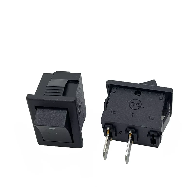 Ship type switch KCD1-B two-pin reset switch 6A/250V T85 warping switch 21*15mm 19*13mm