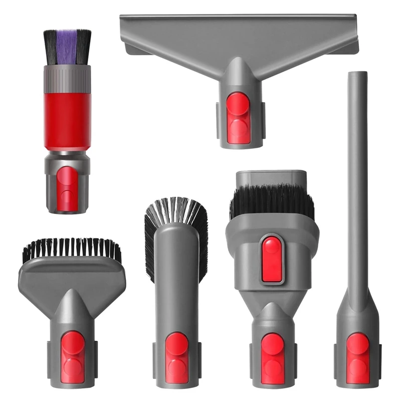 Home Cleaning Kit For Dyson V15 V11 V10 V7 V8, Mattress Tool, Stiff Brush, Soft Bristle Attachment, Crevice Tool