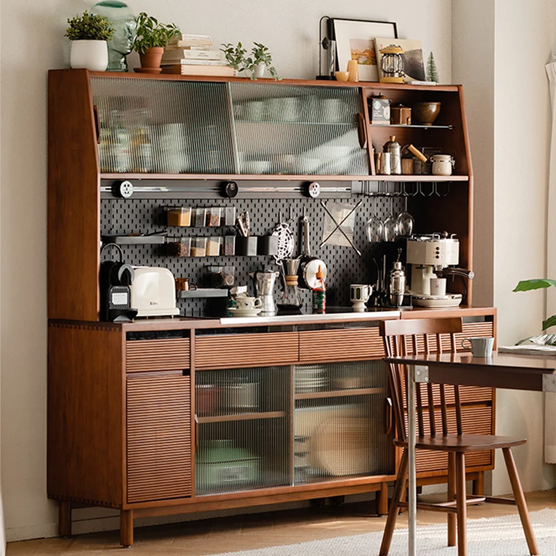 

Home living room solid wood sideboard restaurant storage multifunctional storage cabinet