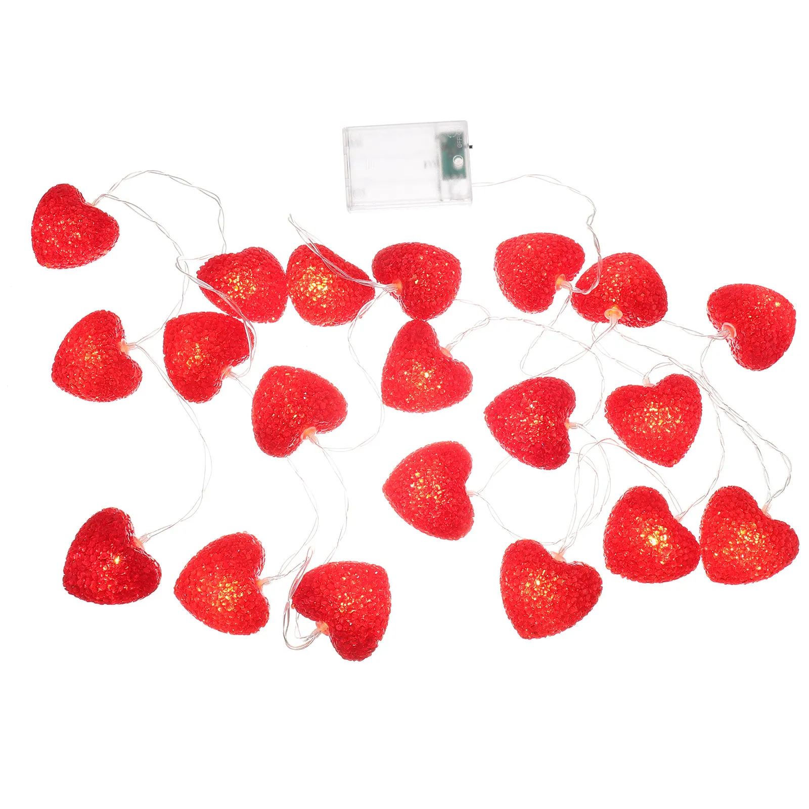 

1Set Heart Shape LED String Lights Romantic Love Decoration for Valentine's Day Wedding Birthday Party Home Decor Hanging Lights