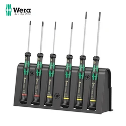 WERA 6 Pieces Precision Screwdriver Set  for Electricians, Opticians, Jewellers or IT Hardware Fitters 2035/6 A 05118150001