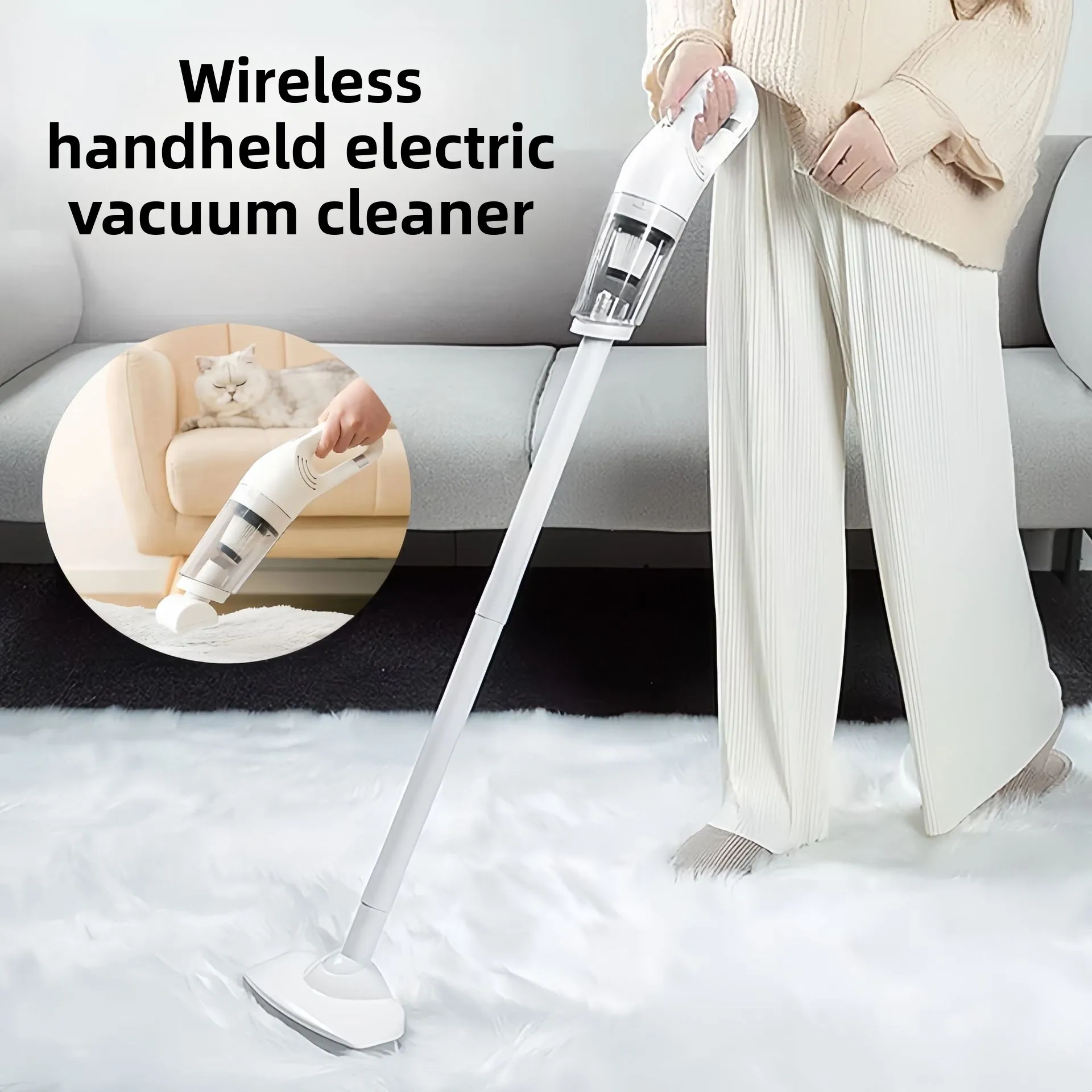 Electric Vacuum Cleaner Car Vacuum Cleaner Wireless Car and Home Dual-purpose Charging