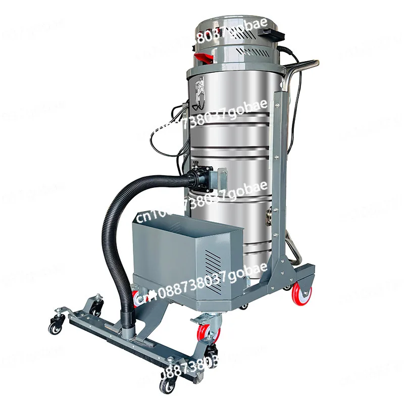 

Industrial Vacuum Cleaner Large Suction Dry and Wet Dual-purpose Iron Filings Factory Workshop High Power Back Blowing Electric