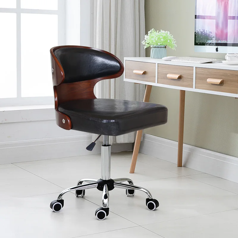 Home Study Computer Desk Chair Adjustable Comfortable Learning Chair Multipurpose Cashier Stool for Bedroom Office Furniture
