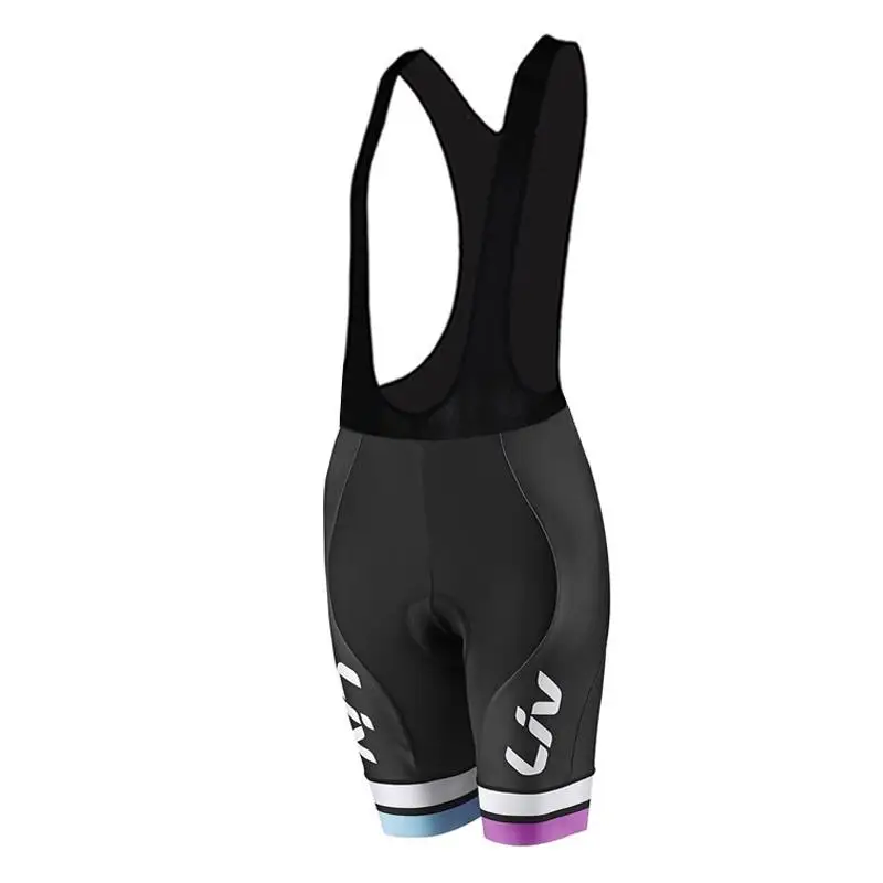 LIV ,mulheres calções de ciclismo esportes padrão apertado bicicleta shorts almofada gel mtb feminino shorts equitação calças