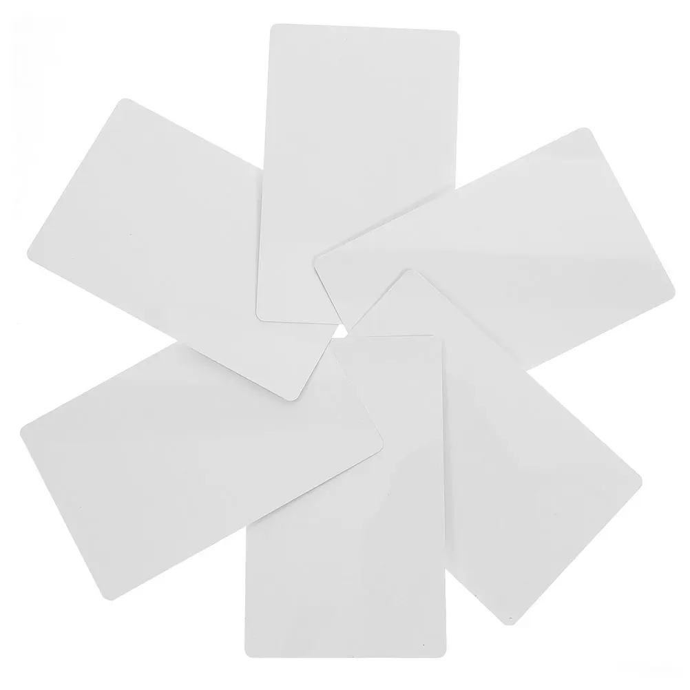 

50pcs Metal Business 0 21mm Thick Aluminum Blank Cards for Sublimation DIY Name Tags Gift Cards Printing Blanks