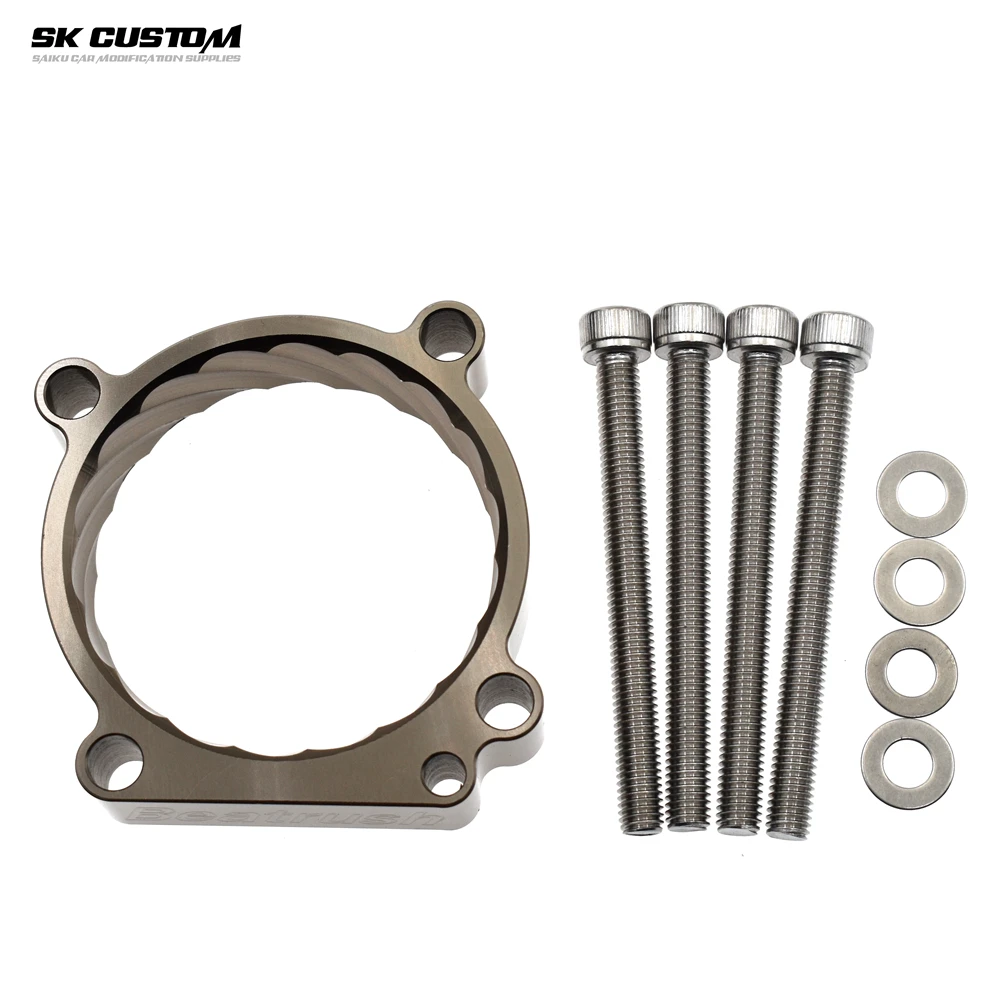 

Для Audi A4 A5 A6Allroad A7 A8L Q5Q7 2,8 3,0 3,2 л Проставка корпуса дроссельной заслонки двигателя из алюминиевого сплава Прокладка впускной заслонки Vortex Аксессуары