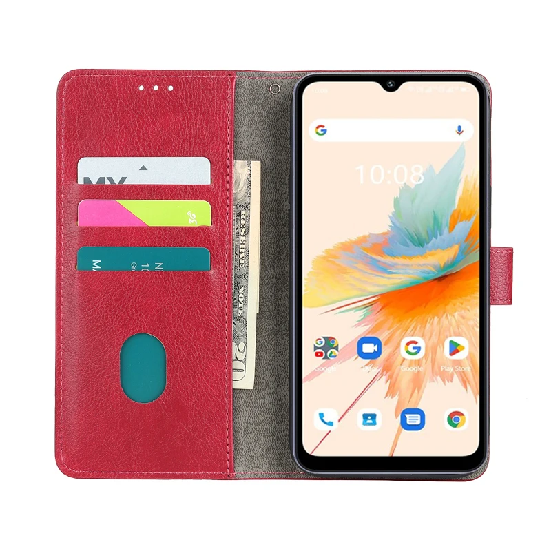 чехол на Umidigi A15 Case Luxury Leather Capa Wallet Cases For Carcasa Umidigi A15C Mujer On Etui Umi A 15 A 15c 6.7