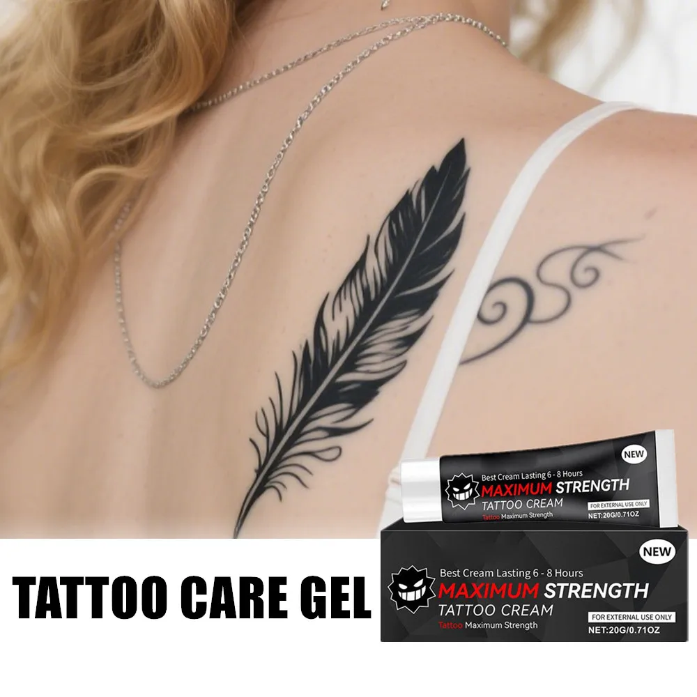 Original Maximum Strengten Tattoo Cream 6-8h Lasting Soothing And Repairing Deep Moisturizing Tattoo Care Gel Fast Absorbing 20g