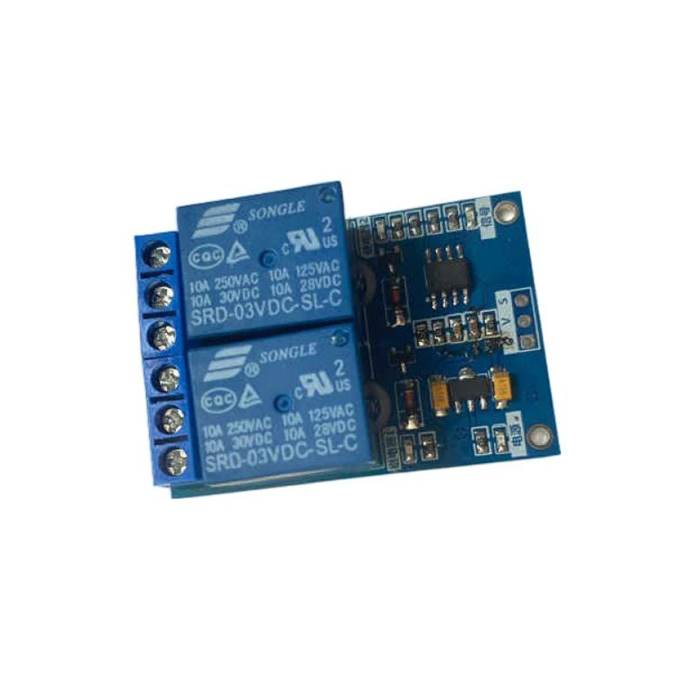 

PWM Signal to Relay Switch Signal Module Receiver to Relay Signal Model 2 Channel Servo Signal 1-2ms Receiver DIY Modification