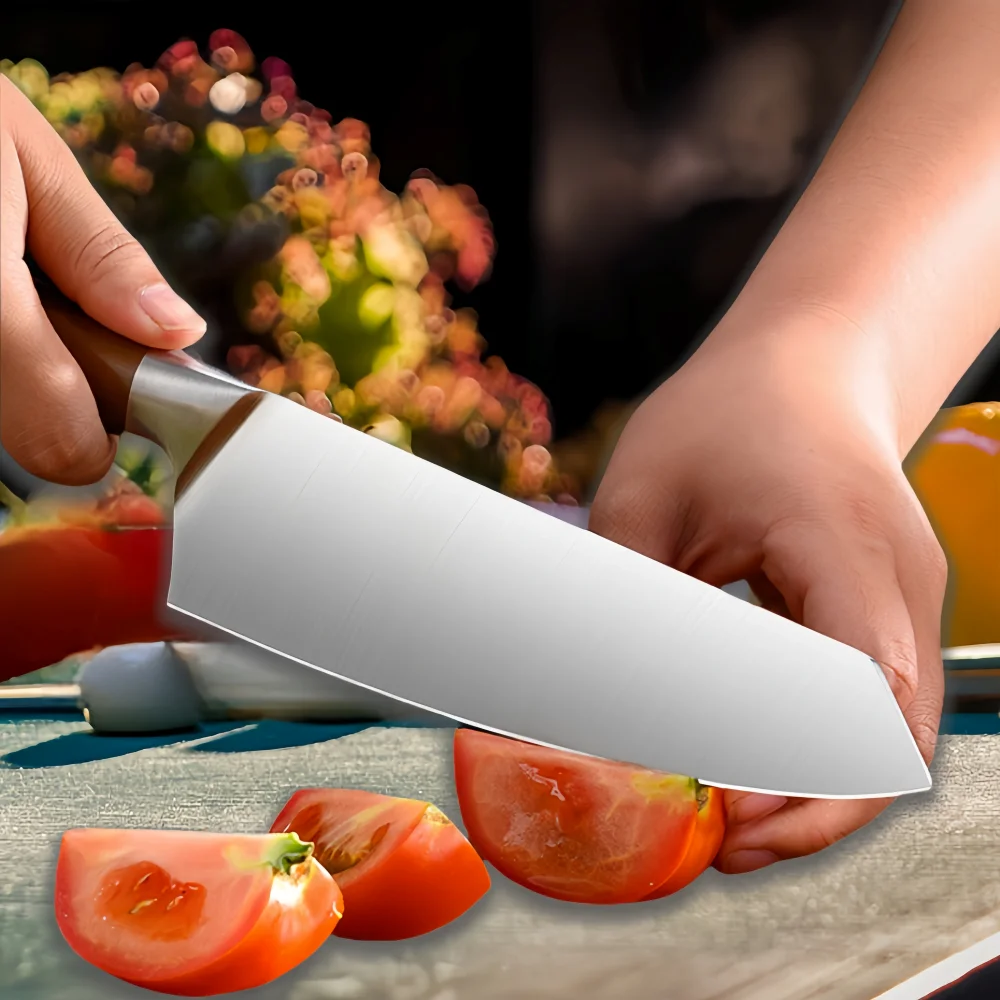 Japanese Kitchen Knife Set with Sheath 5