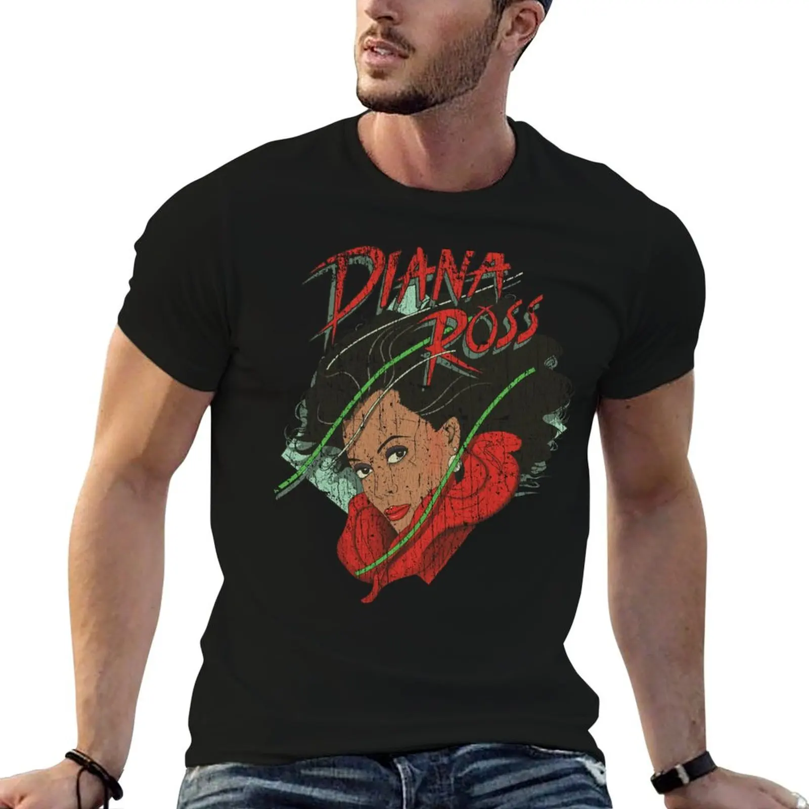 

Diana Ross 1981 T-Shirt animal prinfor boys shirts graphic tees custom t shirt plus size tops mens t shirts top quality