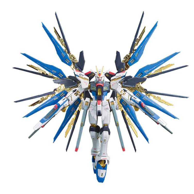 Bandai (BANDAI) RG Assault Freedom Raid Fate Justice Flying Wings Enhanced Red Heresy Gundam Assembled Model, Niu Gundam