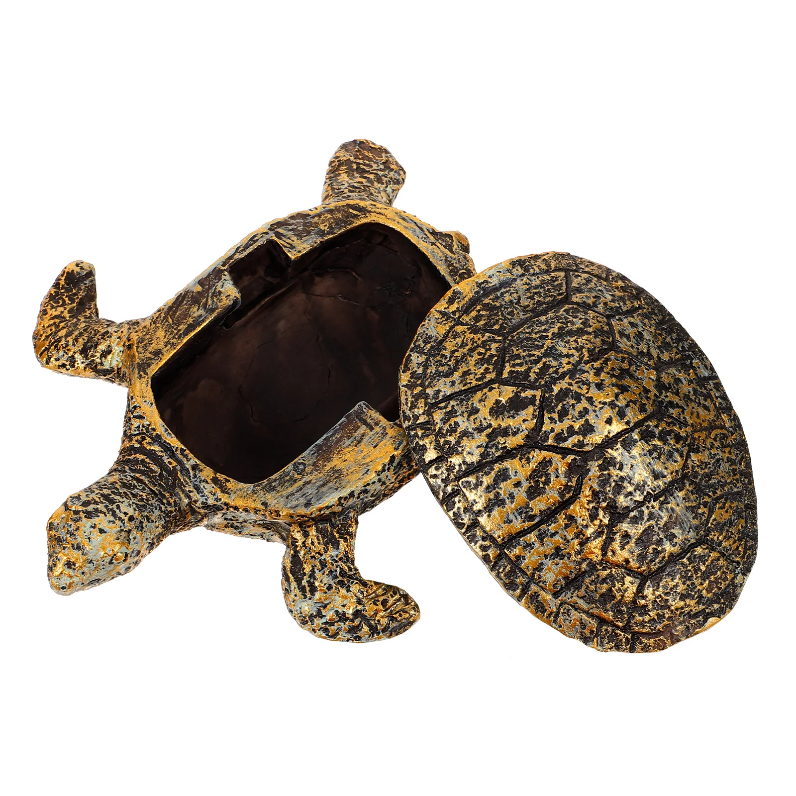 

Turtle Shaped Hider Resin Garden Yard Storage Outdoor Safe Hidden Holder For Cash Small Items Durable Saving Box For Home Use