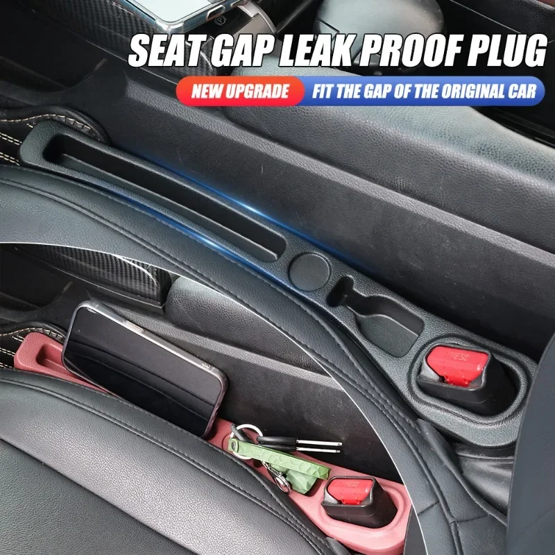 Upgraded Seat Gap Plug Filler 2PCS Center Console Side Crevice Filler Strip Elastic Auto Seat Gap Filling Strip Drop Blocker