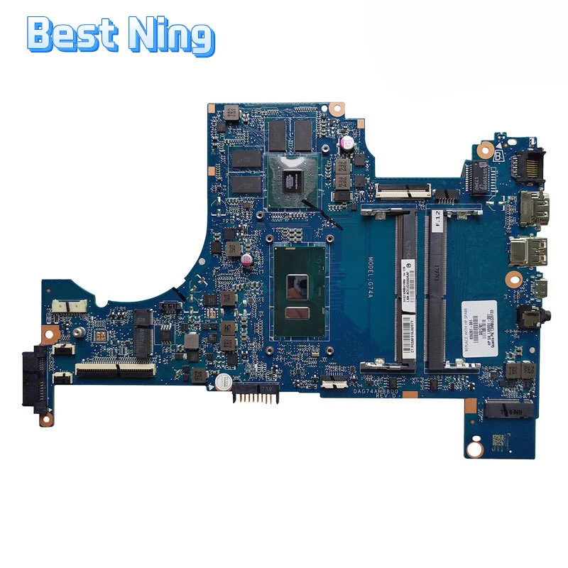 

For HP Pavilion 15-CC Laptop Motherboard DAG74AMB8D0 Mainboard with I5 I7 CPU GPU 940MX 2G/4G