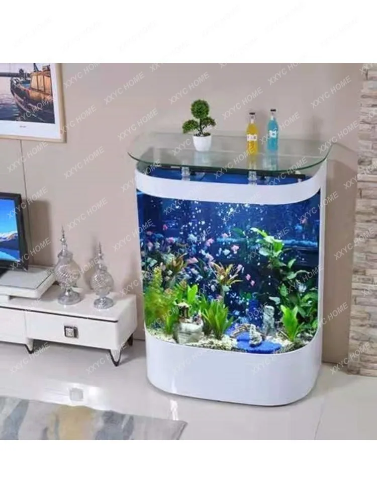 Aquário Super White Glass para Fish Tank, Globo médio e grande, Aquário doméstico