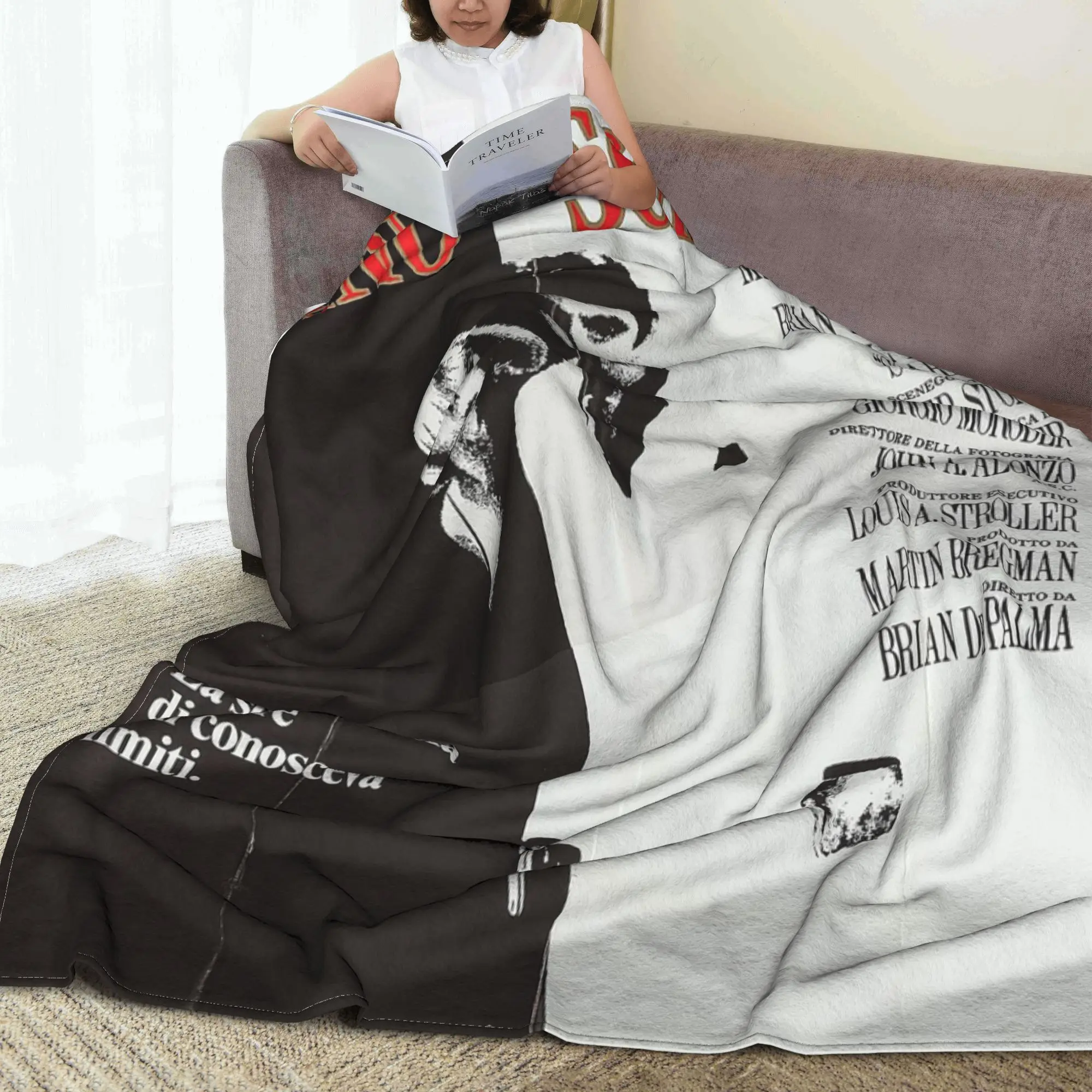 

Лицо со шрамом, оригинальные одеяла из фильма Тони Монтана, супер мягкое фланелевое одеяло для дивана, постельное белье, офисные пледы, покрывало