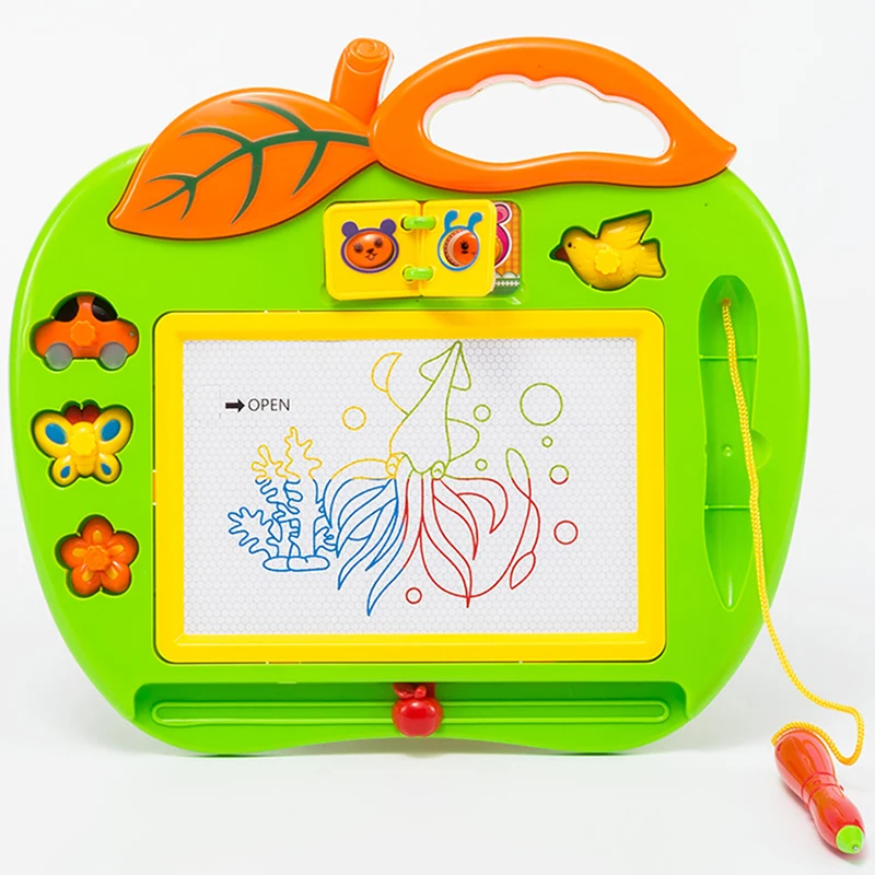 Magic Slate Color Small Format Cartoon Erasable Doodle Writing Drawing Painting Board Pad