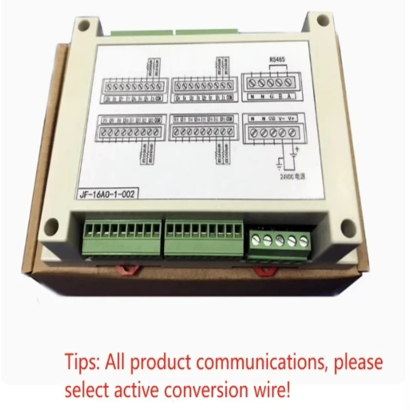 16ao 16 analog output module 4 ~ 20mA 0 ~ 10V output Modbus Protocol industrial control