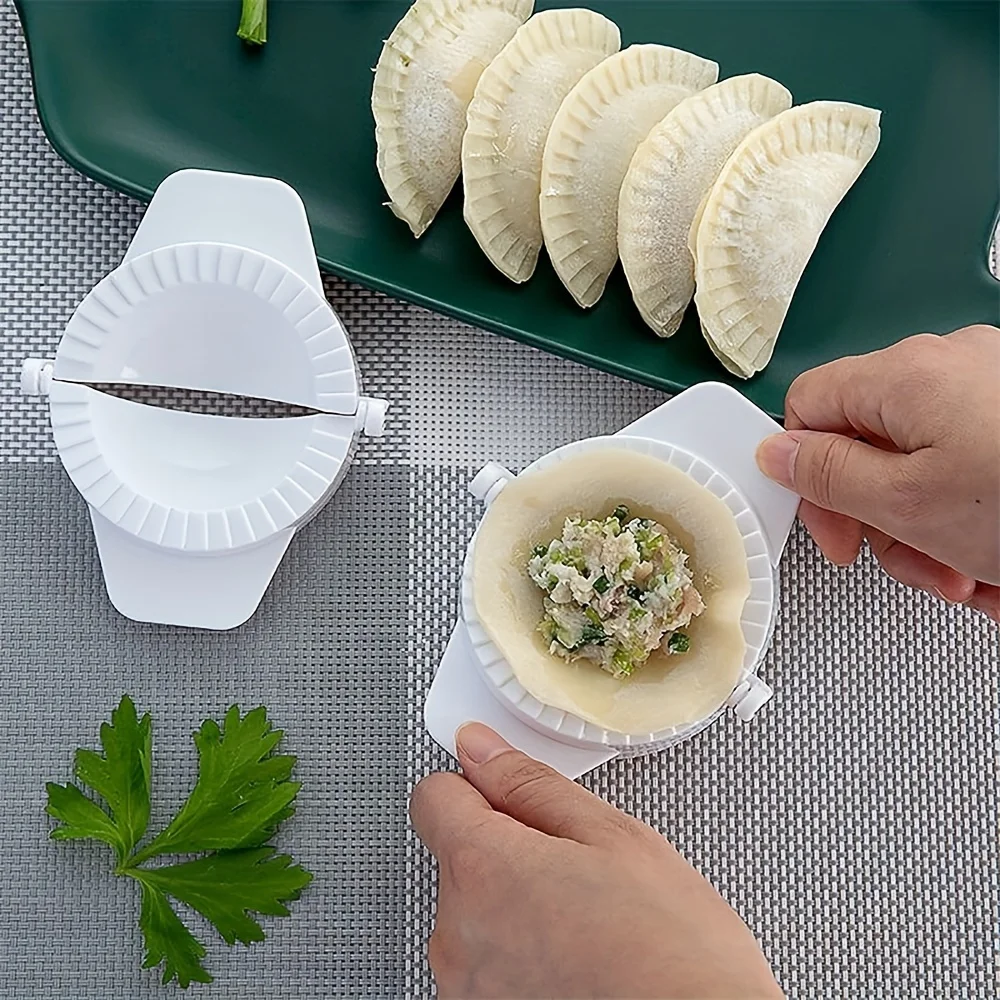 DIY Dumpling Maker 4 Size Press Ravioli Dough Pastry Pie Dumpling Maker Gyoza Mold Mould Tool Easy Eco Friendly Dumpling Mould