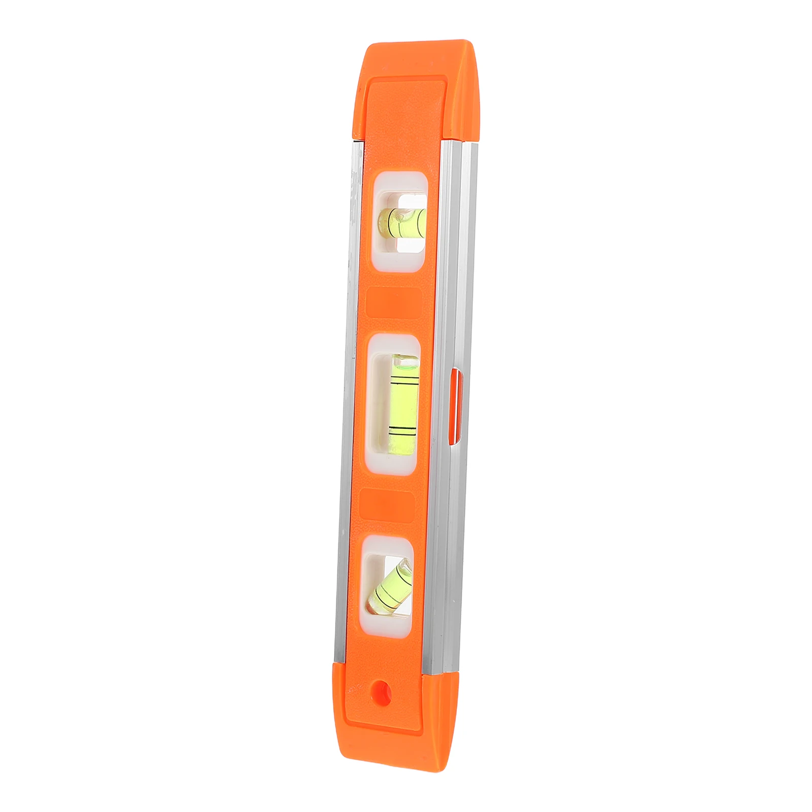 1pcs Multifunctional Aluminum Alloy Level 45° 90° 180° High Precision Bubble Spirit Horizontal Measuring Ruler Compact Mini