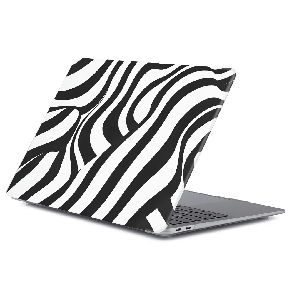 Gestreifte Druck-Laptop-Hülle für MacBook Air 15 2025, Modell A3241, M4, M3, M2, Schale für MacBook Air 13,6 Pro 13 M1 14 16,2 Cover