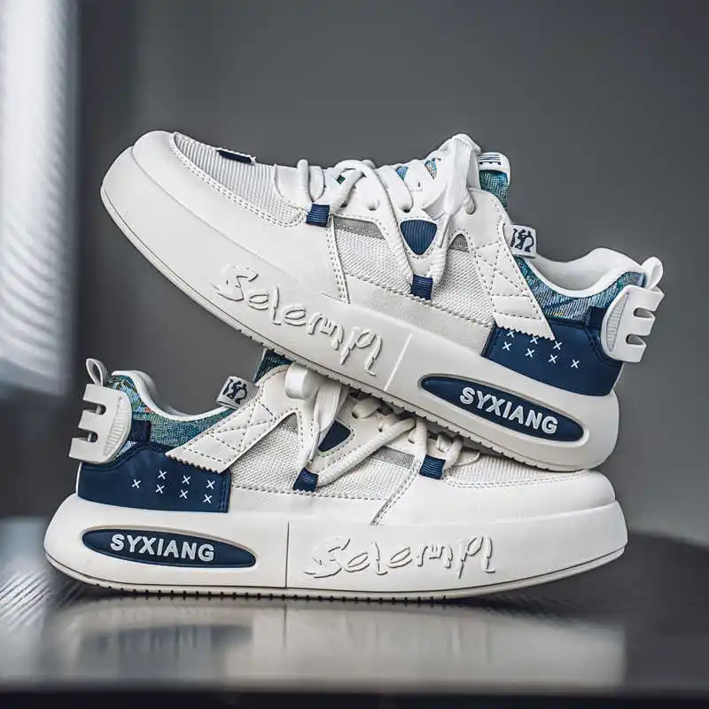 

Летние синие туфли на плоской подошве для кормления, теннисная подошва, резиновые мужские кроссовки, размер 44, спортивные новейшие модели Topanky, милые бренды