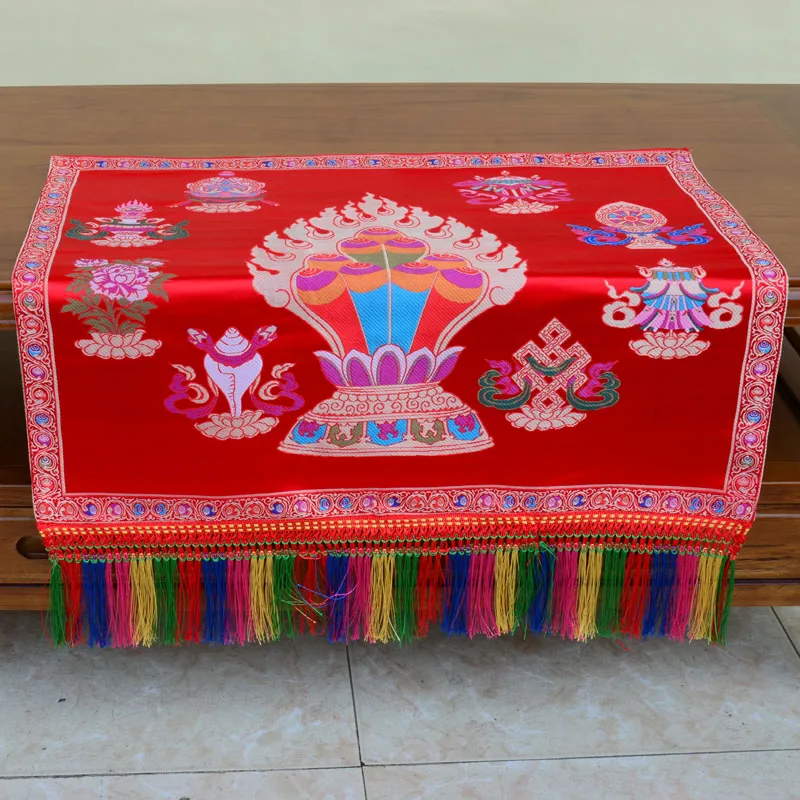 

Оптовая продажа, буддистские товары, семейный буддизм, храм восемь, благоприятный манибо, вышивка, алтарь, скатерть для украшения