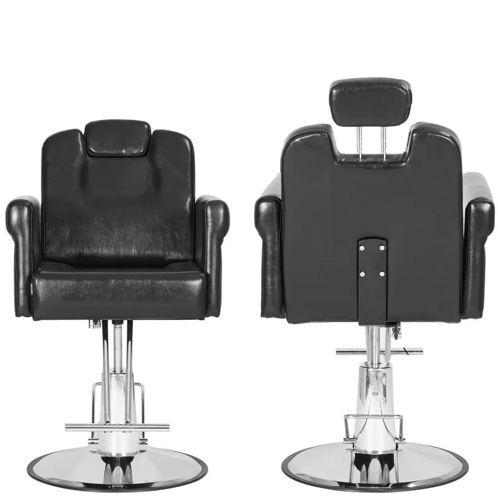 Barber Chair Recliner Salon Chair Hair Spa Chair with Hydraulic Pump, Removable Headrest, Adjustable Height 360 Degrees, Custom - view 6