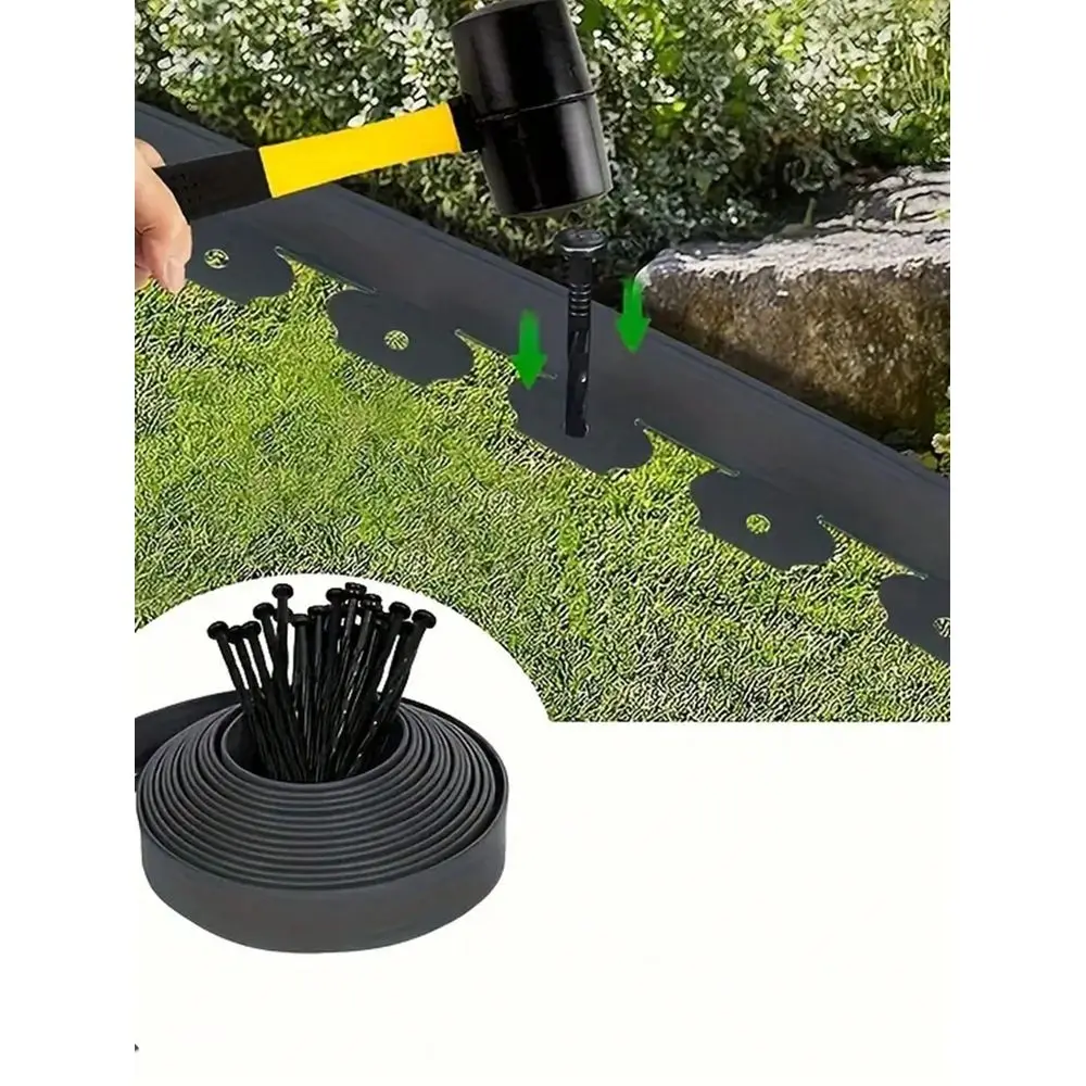 

Roll HighQuality PE Landscape Edging Kit Easy To Install, Flexible And Durable Border Solution, Suitable For Landscape Beautifi